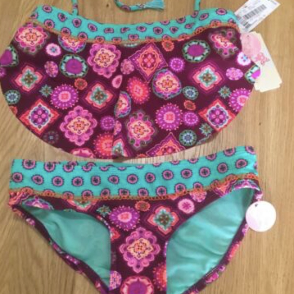 GB Girls Youth Girls Boho Two Piece 12 NEW